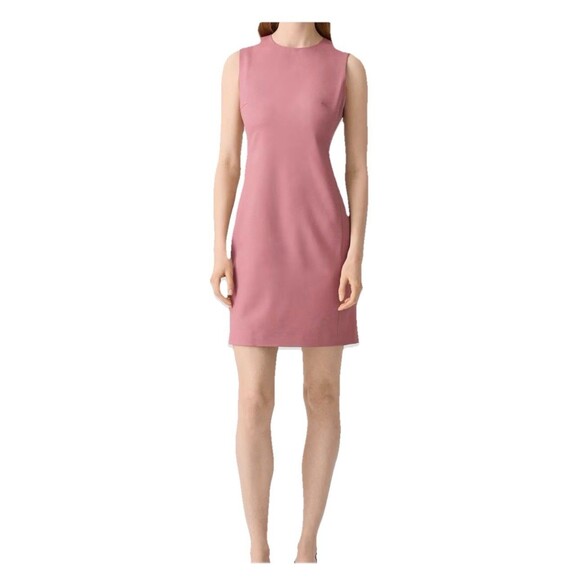 Theory Dresses & Skirts - Theory Women’s Sheath Sleeveless Wool Fitted Dress Size 6 Pink Russe